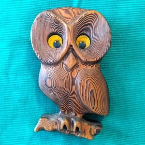 MCM Carved Owl